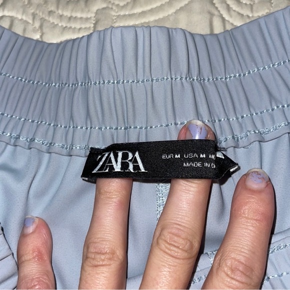 Zara // Light Blue/Grey Jogger Pants🌛 - Picture 8 of 14